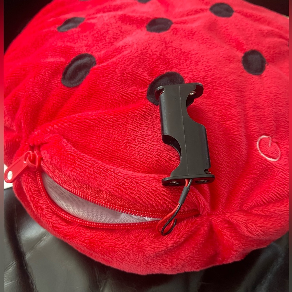 Strawberry Plush Massaging Pillow - Picture 4 of 5